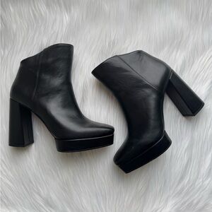 Jessica Simpson Platform Heel Ankle Boots
